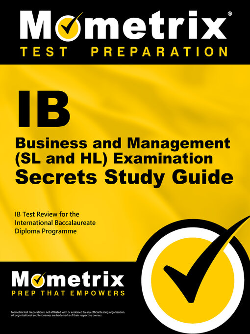 Cover image for IB Business and Management (SL and HL) Examination Secrets Study Guide